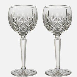 Waterford Lismore Pattern Crystal White wine Goblet Hock Glass 1 to 10 available